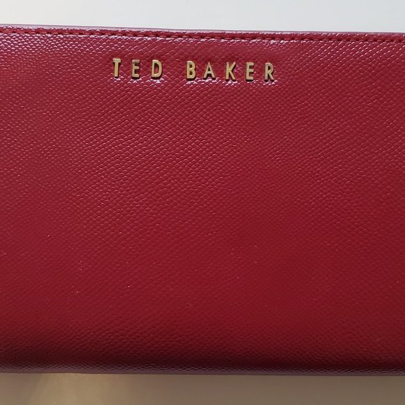 Ted Baker Red Leather Wallet - Picture 4 of 7